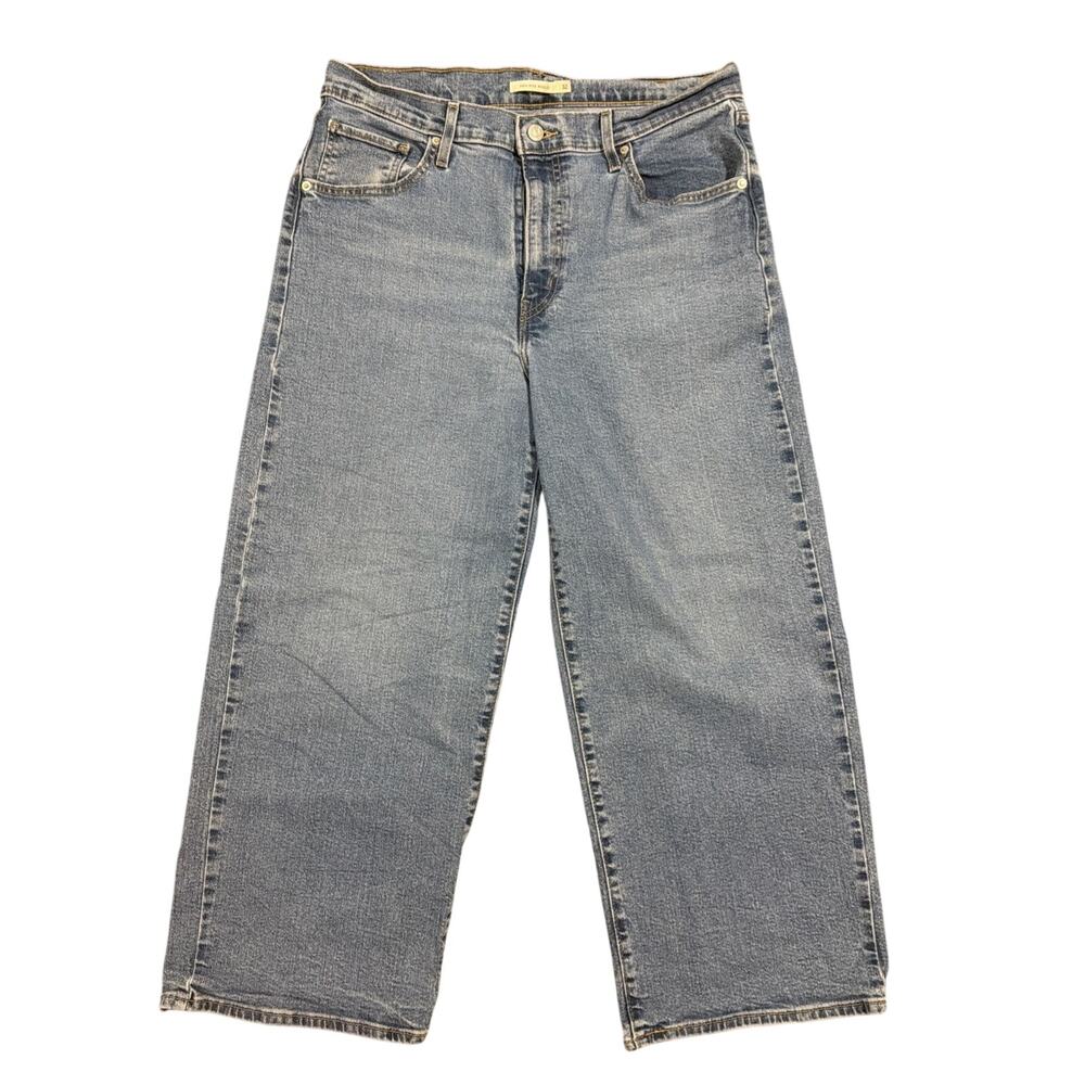 Levi’s High-Rise Wide-Leg Women’s Jeans‎ Sz 32x27 (Actual 34x27) Medium Wash